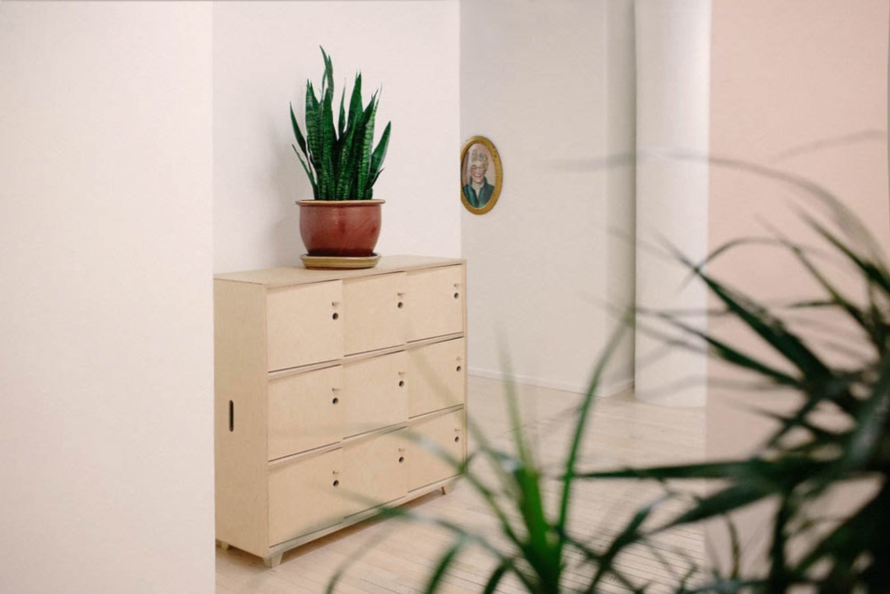 Fin Lockers in Black Math’s workplace