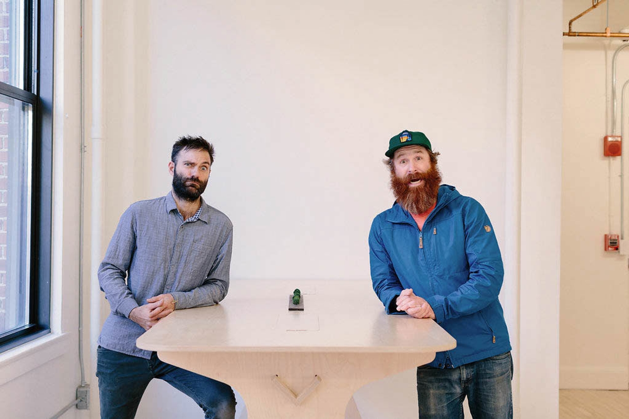 Jeremy and Evan at the Breakout Table