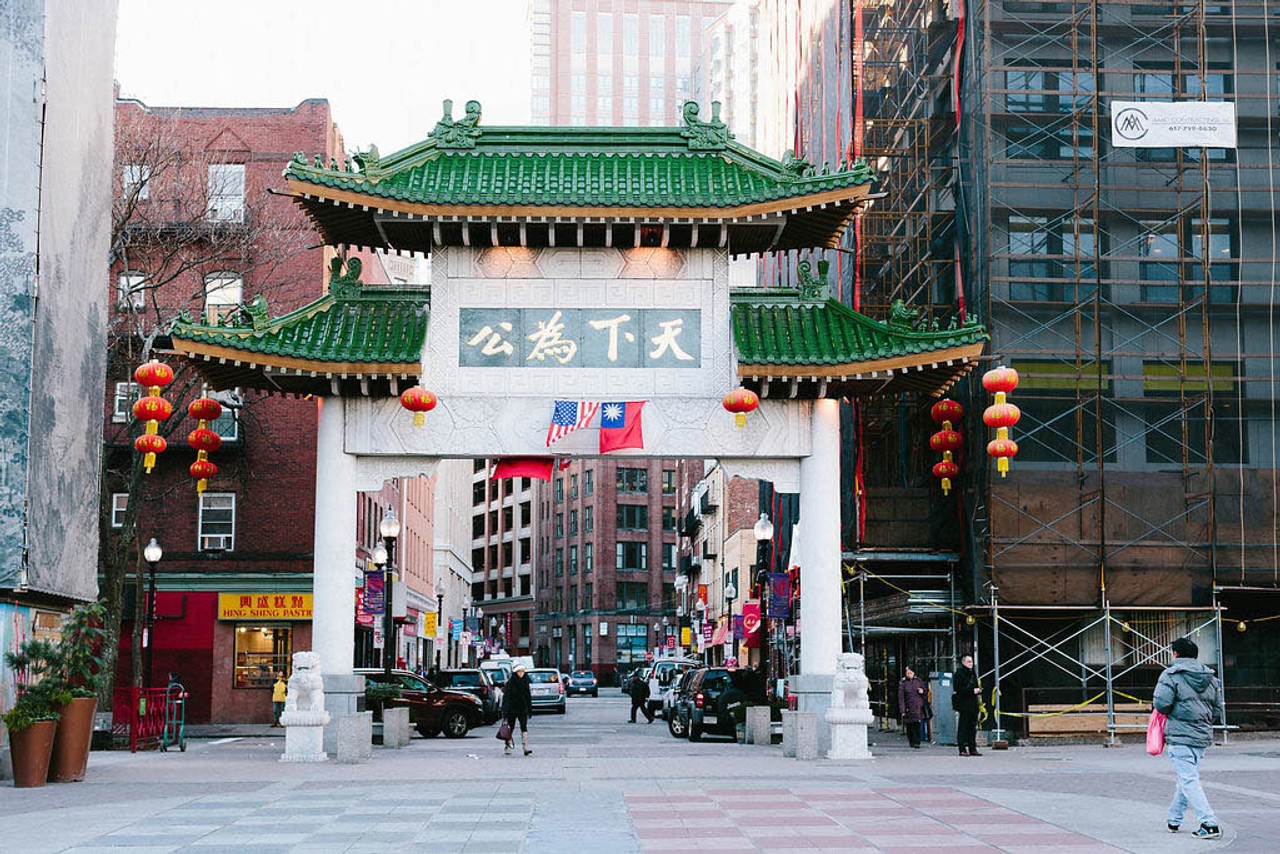 Chinatown downtown Boston