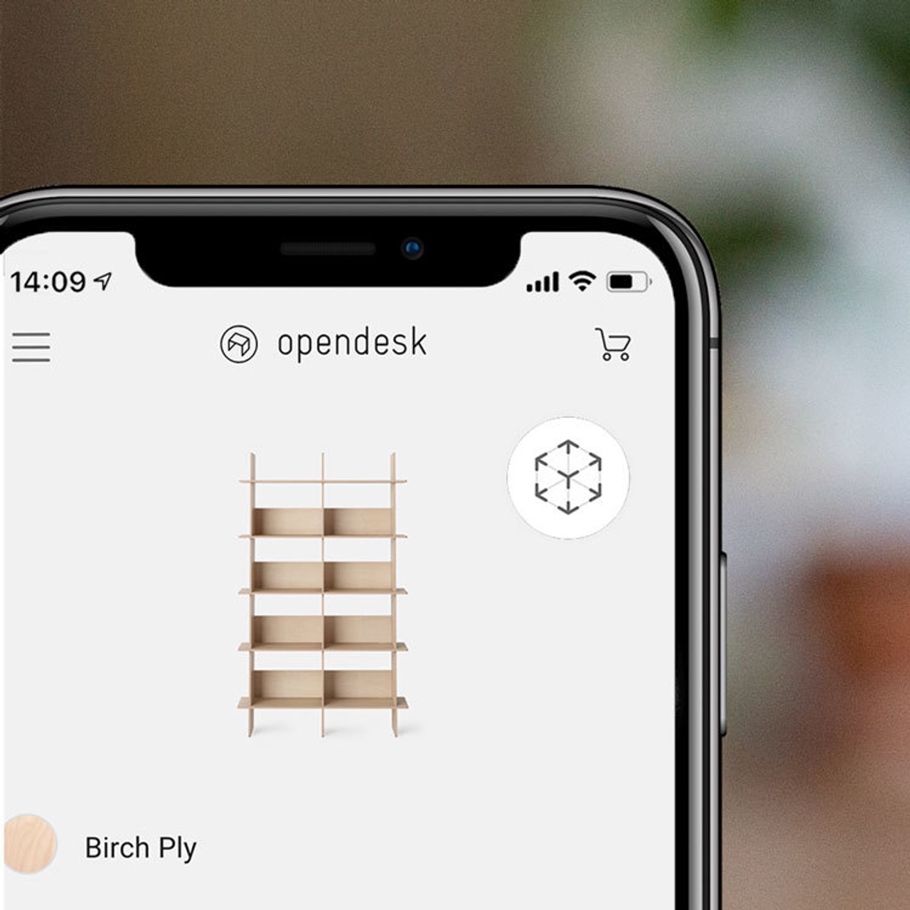 linnea bookshelf product page feature focus image