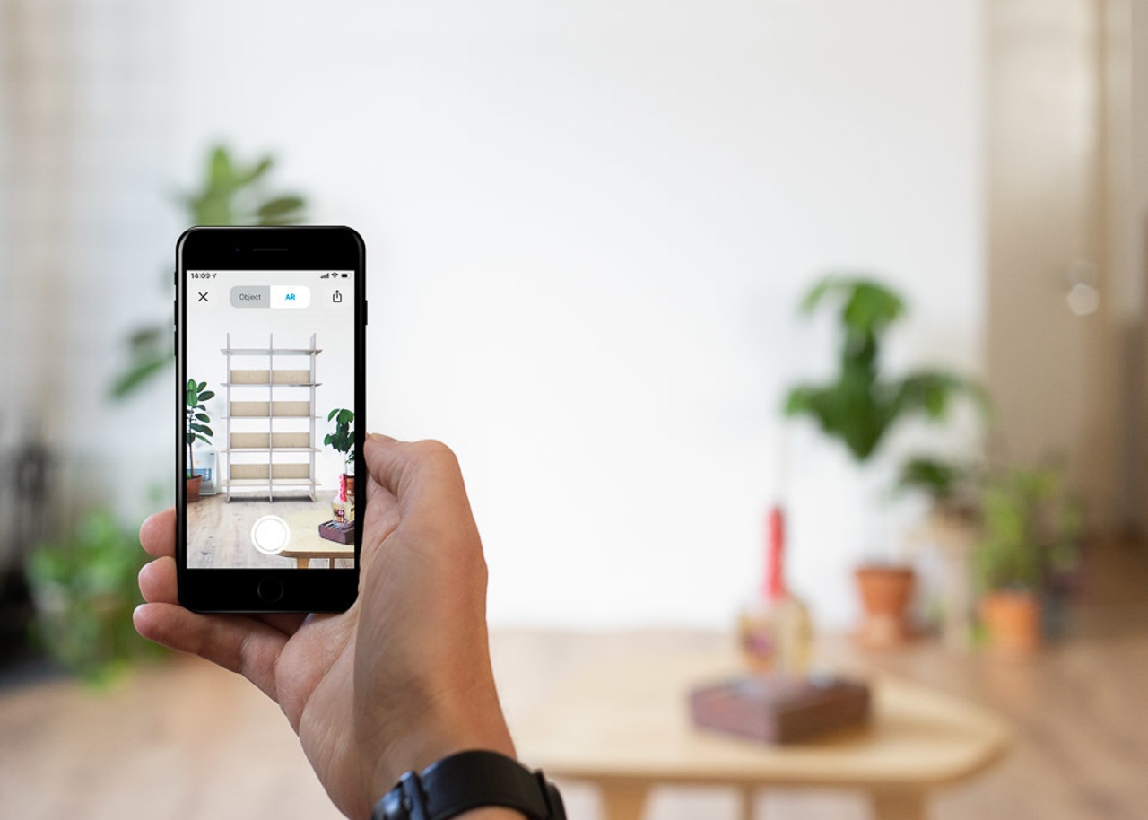 Opendesk Augmented Reality Linnea Bookshelf