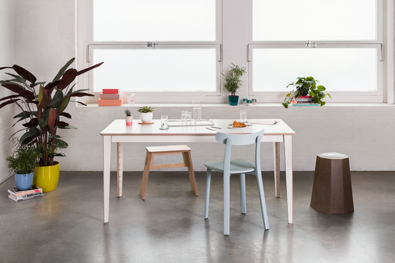 Unit Table by David Steiner with Johann Stool and Vitra APC