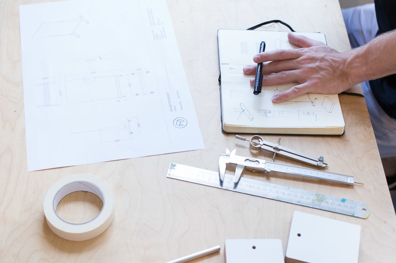 Josh Worley designing the Divides