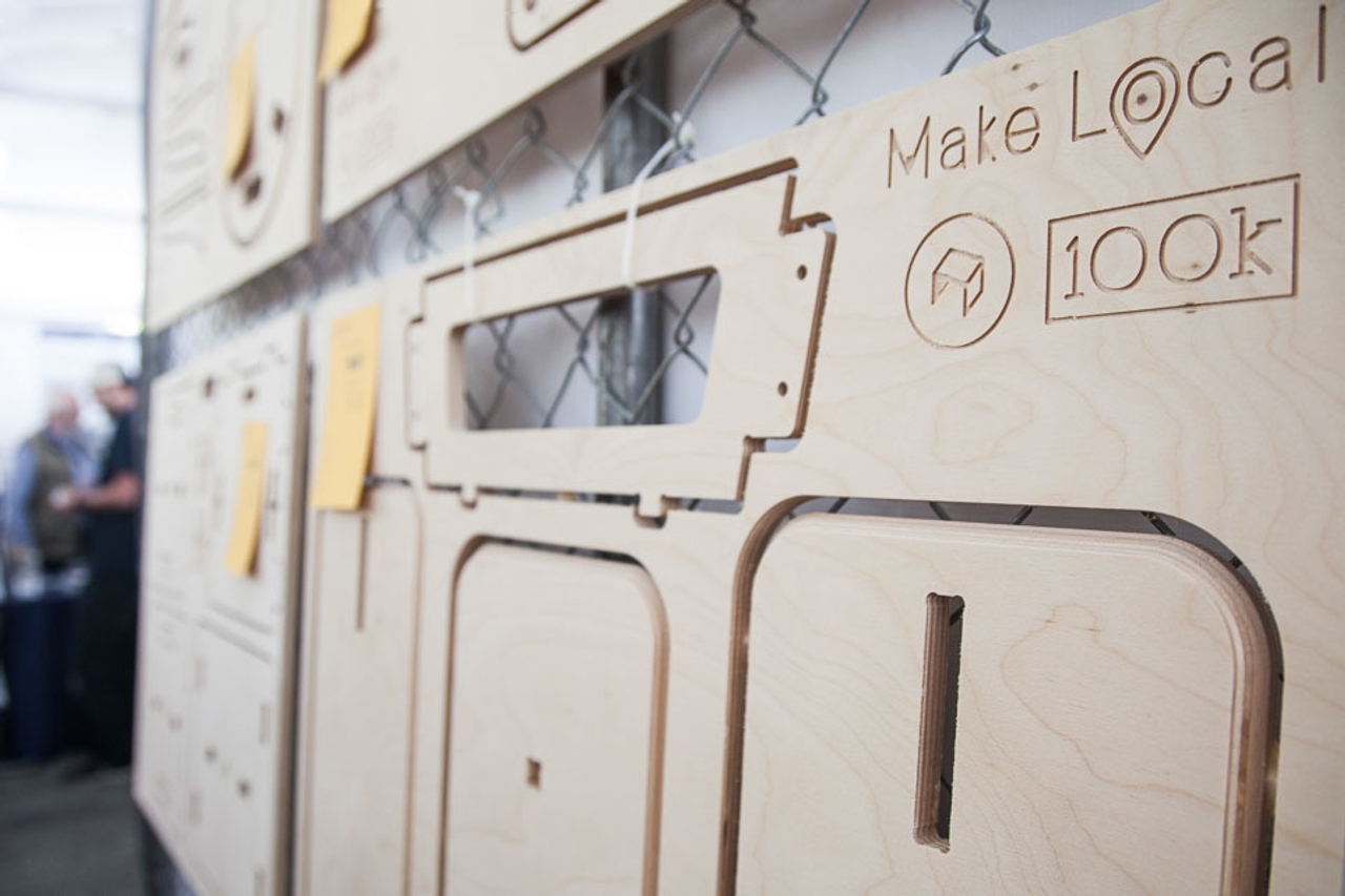 MakeLocal by 100K Garages and Opendesk at the New York Maker Faire