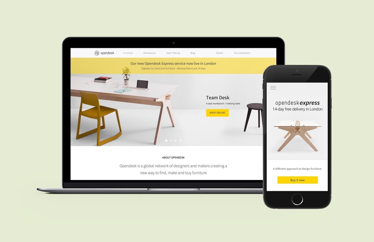 Opendesk Express, 14 days, Free Delivery