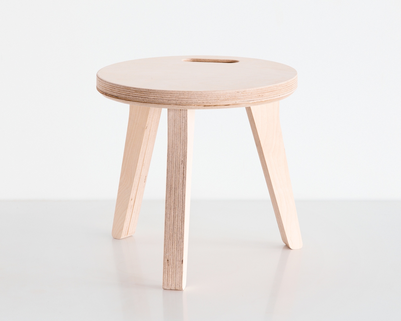 Opendesk Edie Stool designed by Joni Steiner in plywood