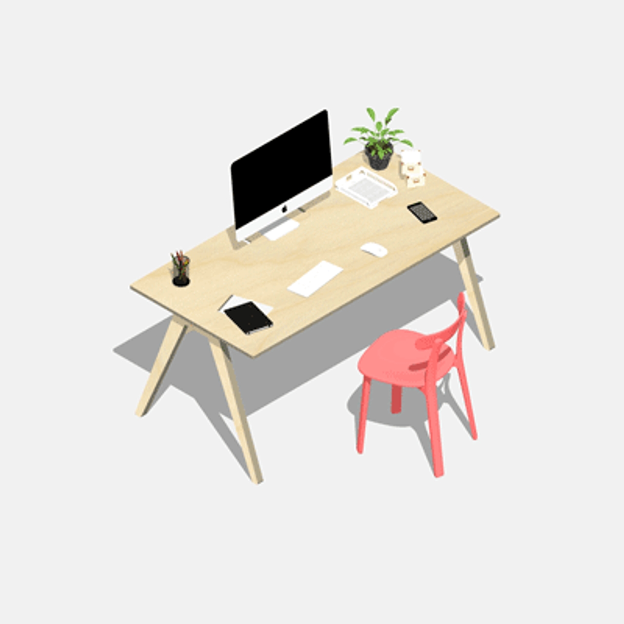 Studio Desk tailoring animation 