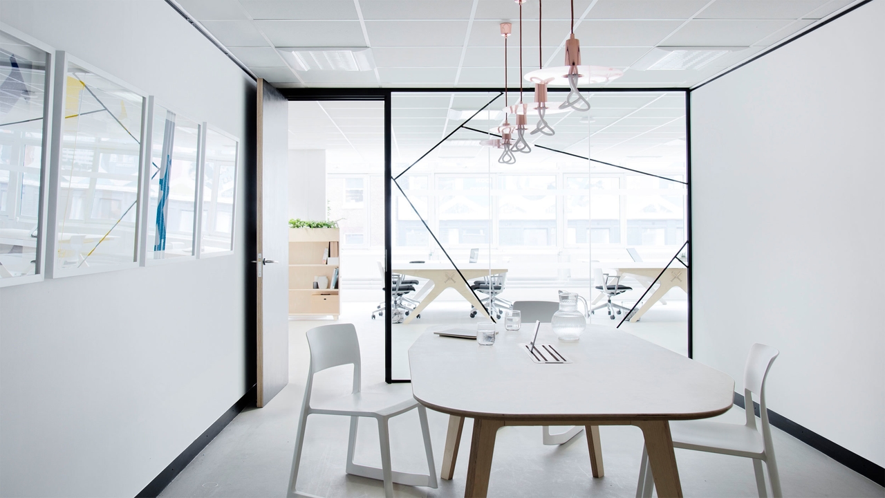 Meeting Table in the private room.