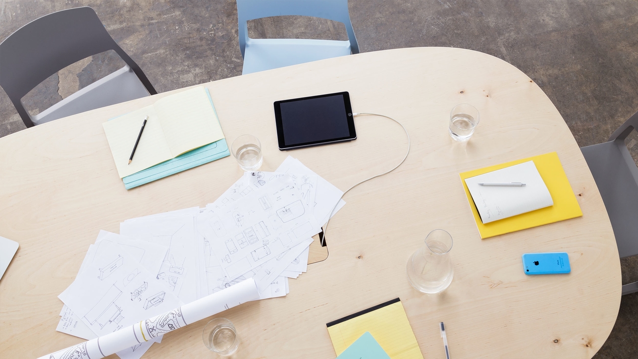 Detail view of the Meeting Table