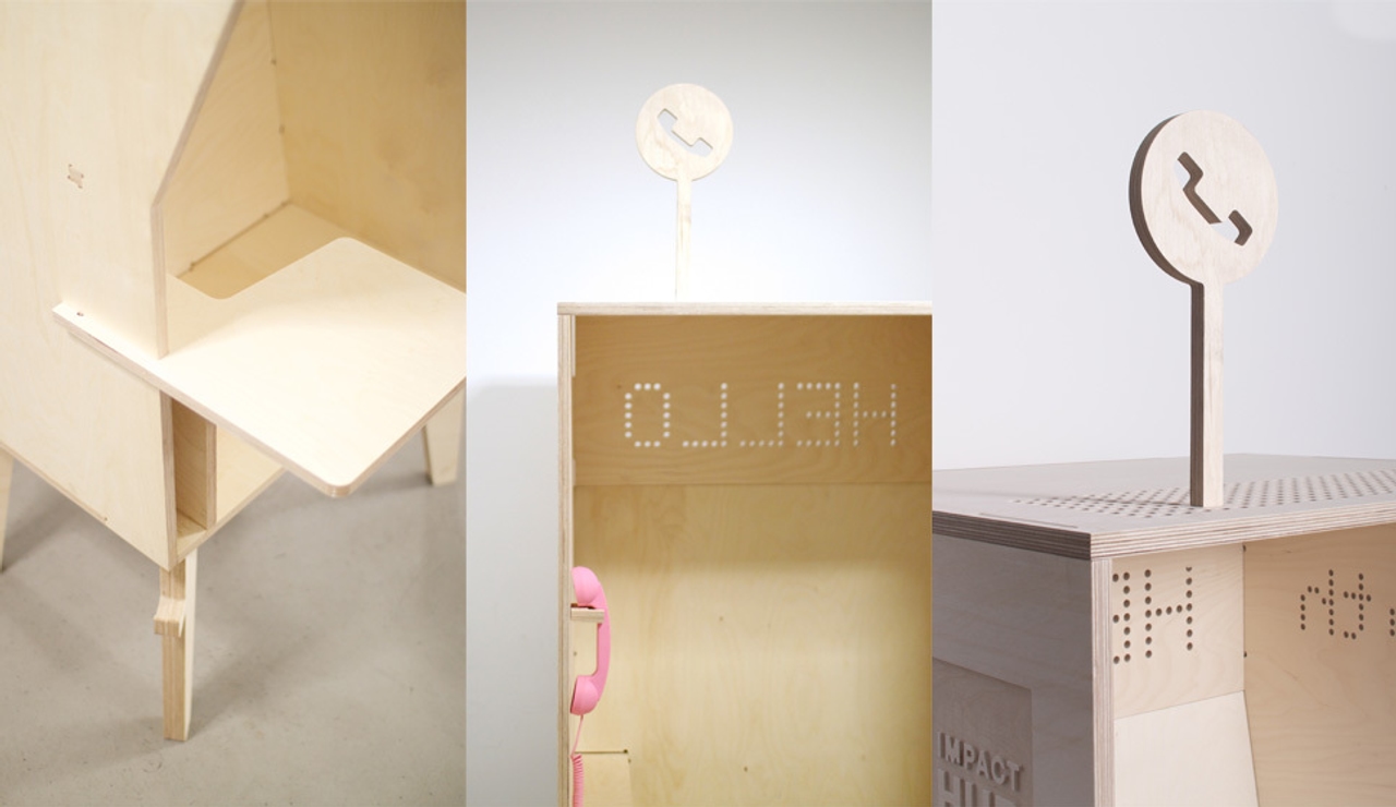 Detail of the Wiki Booth for workspaces by Lynton Pepper for Opendesk