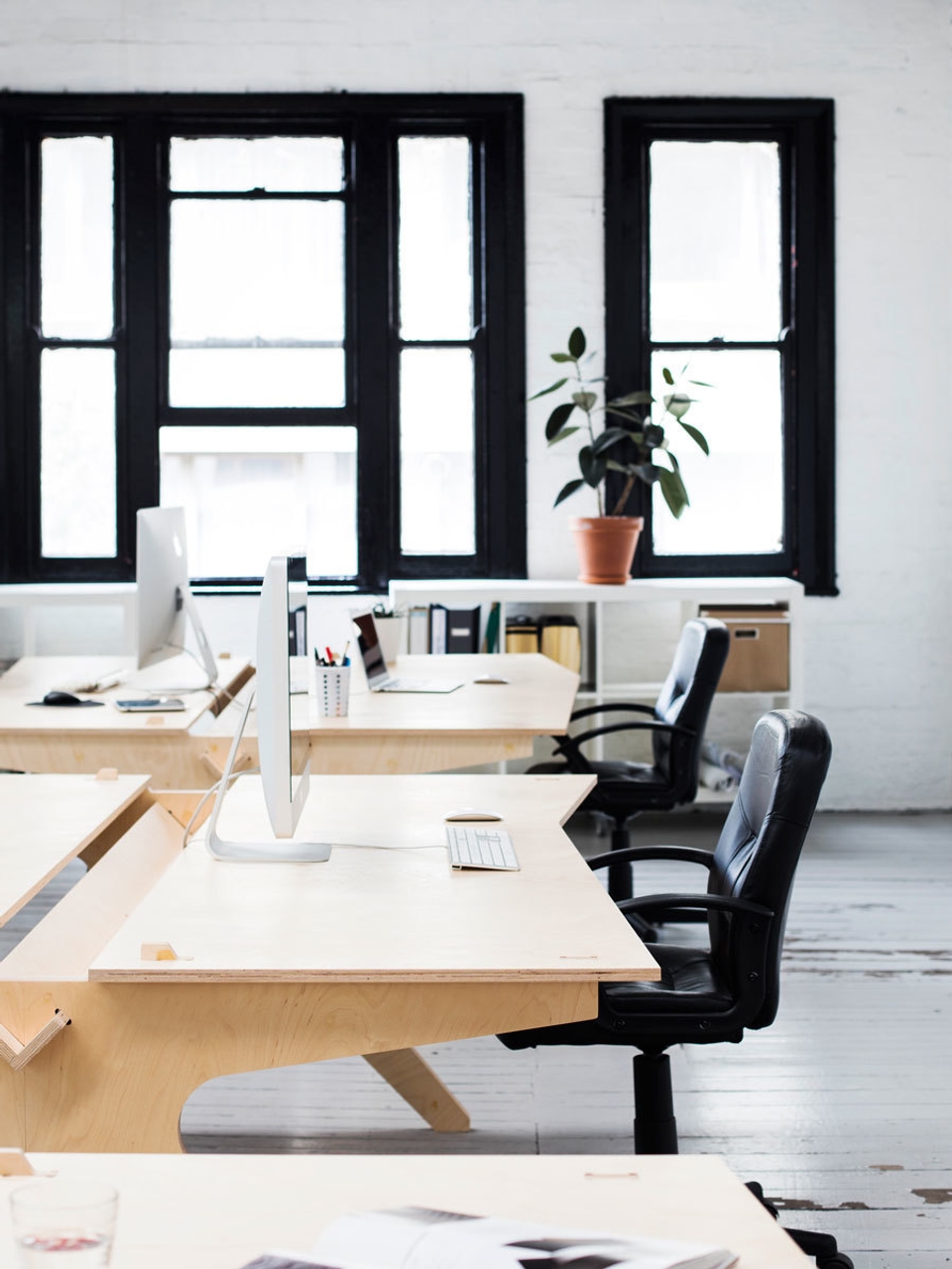 The Working Party’s Office in Sydney with Lean Desks.